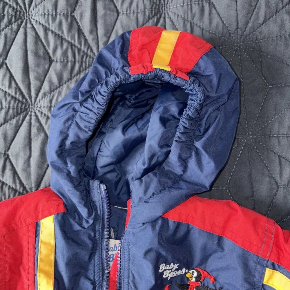 VTG 80/90s Oshkosh Baby B’gosh Snowsuit Colorblock 12m Bunting